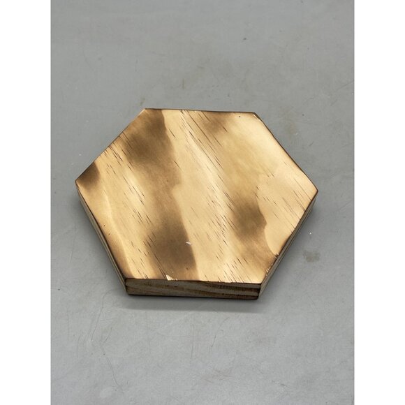 Snowflake wood Plack sign embossed burned Christmas winter brown 5 x 5" READ - Picture 3 of 3